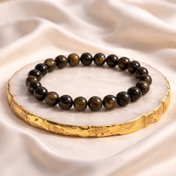 Golden Obsidian Bracelet