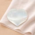 Selenite Crystal Heart