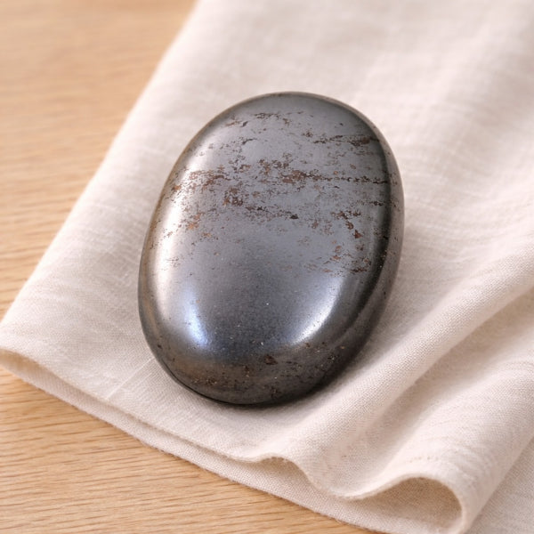 Hematite Palm Stone