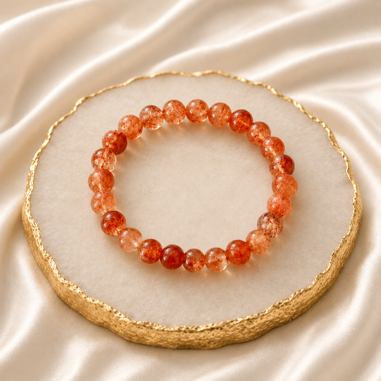 Fire Agate Bracelet