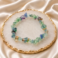 Multi Fluorite Chips Bracelet