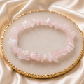 Rose Quartz Chips Bracelet