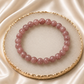 Strawberry Cherry Quartz Bracelet