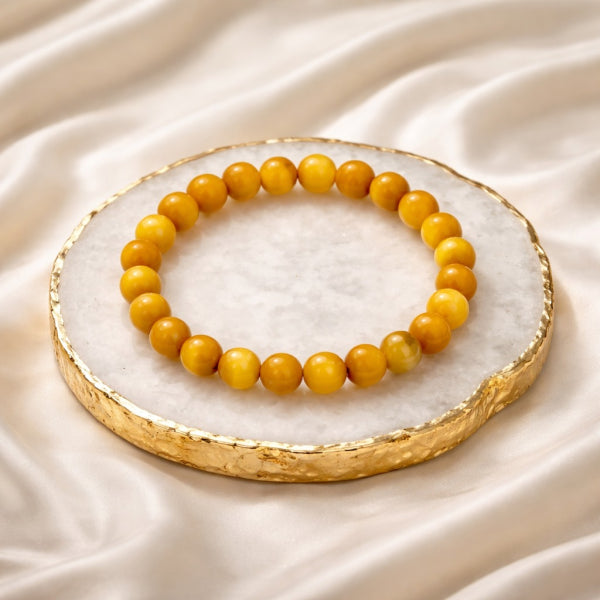 Yellow Cat Eye Bracelet